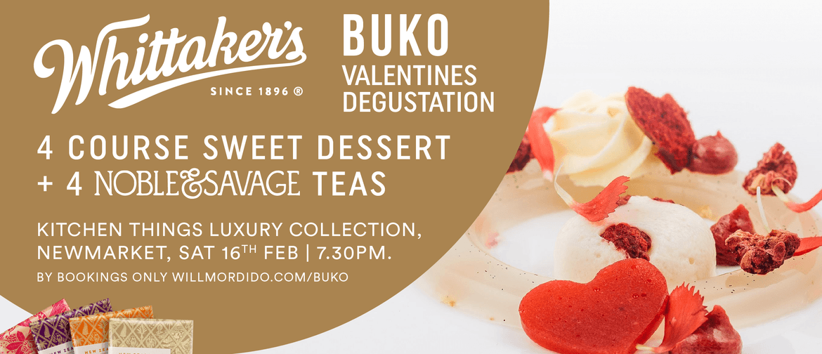 Whittaker's x Buko Valentines Degustation