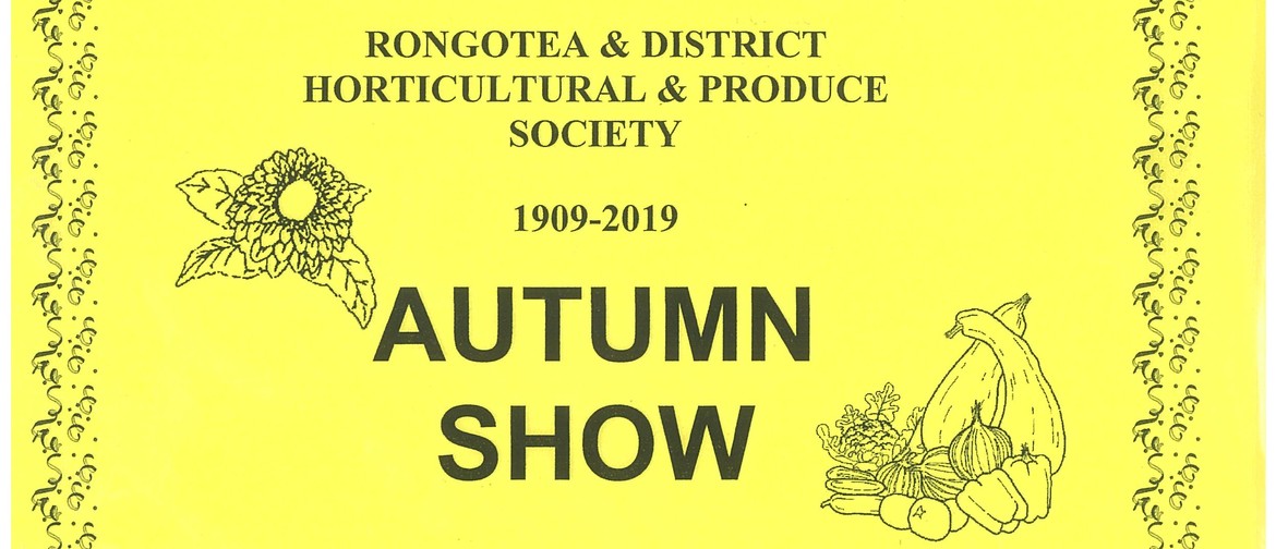 Rongotea Horticultural Autumn Show