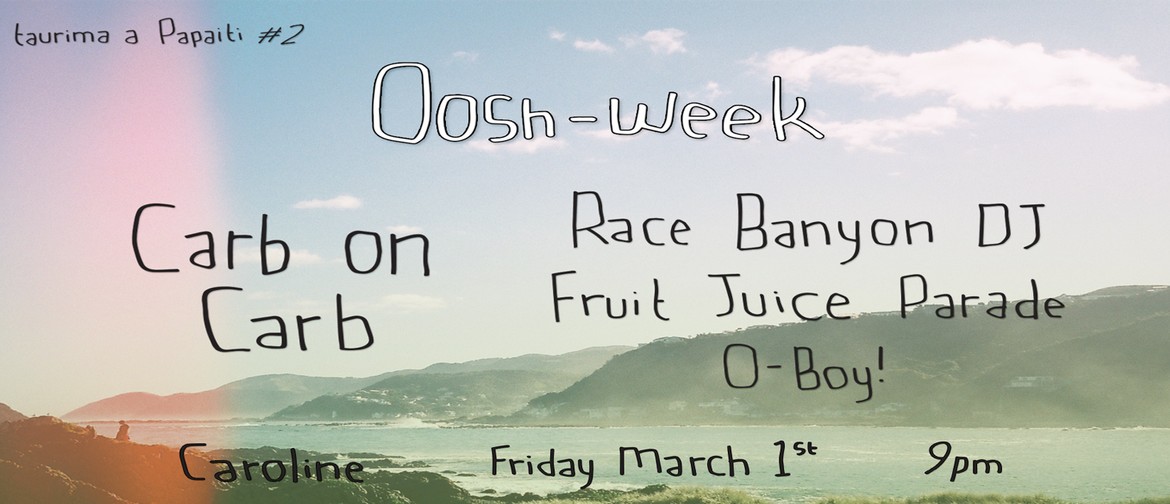 O-week with Carb on Carb, Race Banyon DJ, FJP & O-Boy