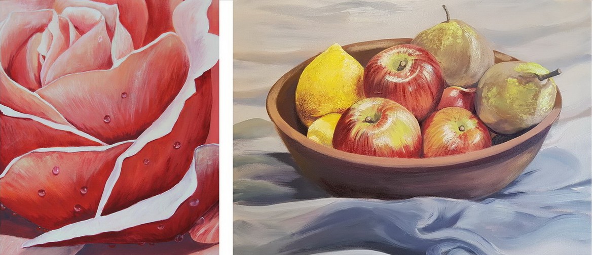 Acrylic Painting Classes - Still Life - Everyday Objects