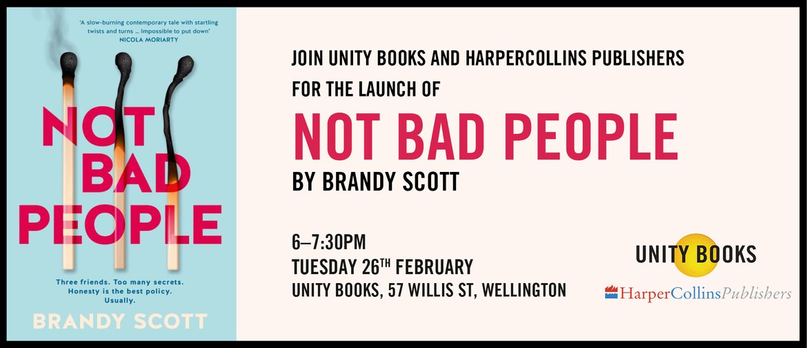 Book Launch - Not Bad People by Brandy Scott