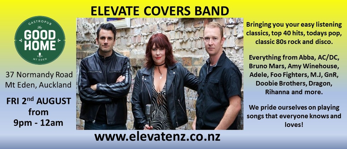 Elevate Trio Covers Band: CANCELLED
