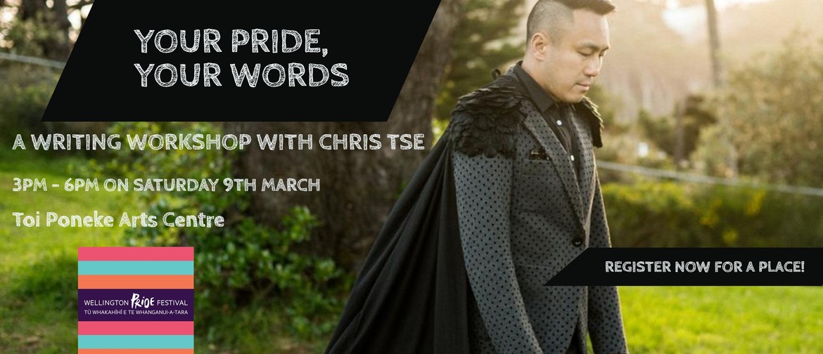 Your Pride, Your Words - A Writing Workshop with Chris Tse