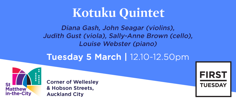 First Tuesday Concert - Kotuku Quintet
