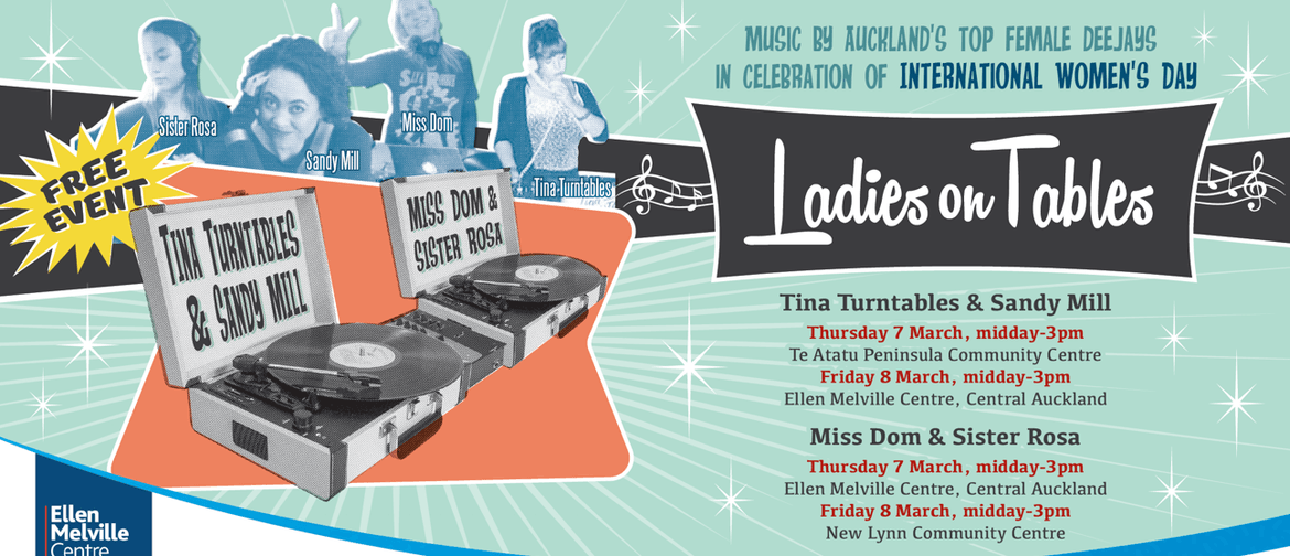 Ladies on Tables - Free event for International Women's Day