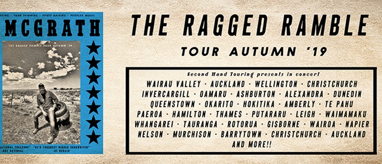 Adam McGrath - Ragged Ramble Tour - Queenstown: CANCELLED