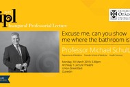 Image for event: Inaugural Professorial Lecture – Professor Michael Schultz