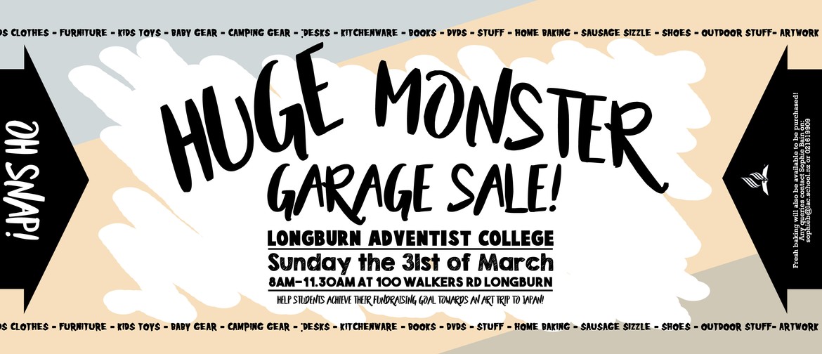 Monster Garage Sale