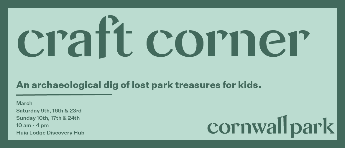 Craft Corner: An Archaeological Dig of Lost Park Treasures