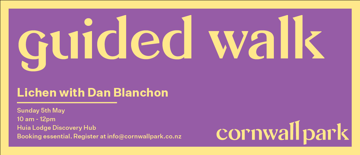 Guided Walk: Lichen with Dan Blanchon