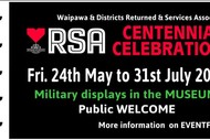 Image for event: Waipawa & Districts RSA Centennial Celebration