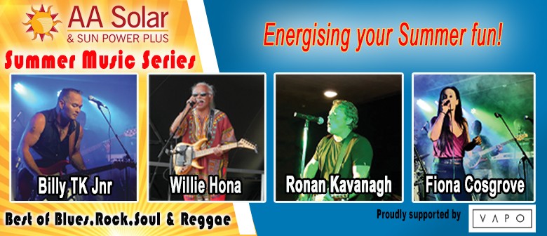 AA Solar Summer Music Series with Billy TK & Willie Hona: CANCELLED