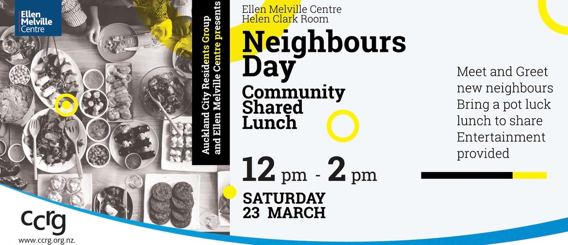 Neighbours Day Shared Community Lunch