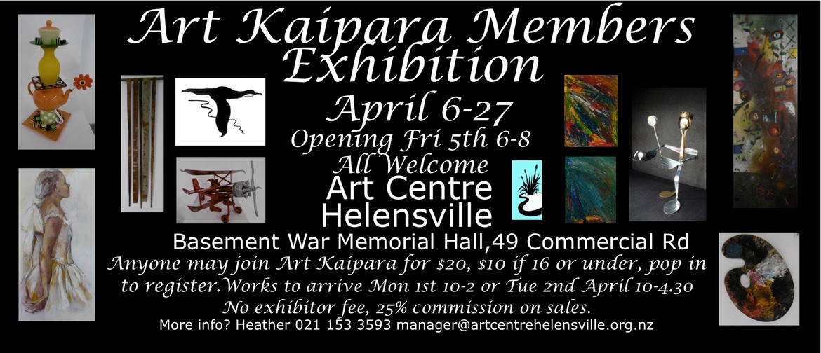 Art Kaipara April Members Exhibition