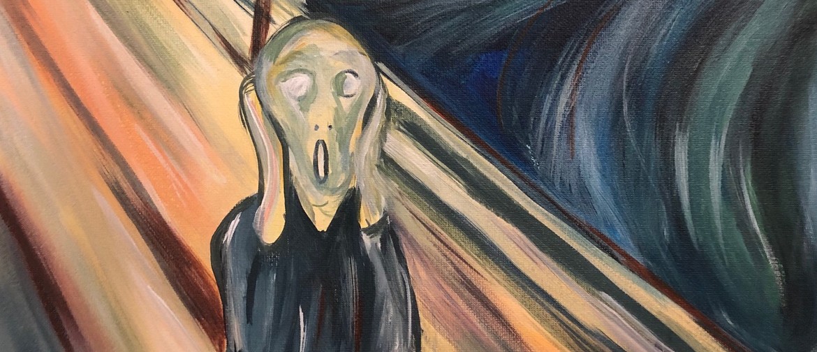 Paint and Wine Night - The Scream - Paintvine