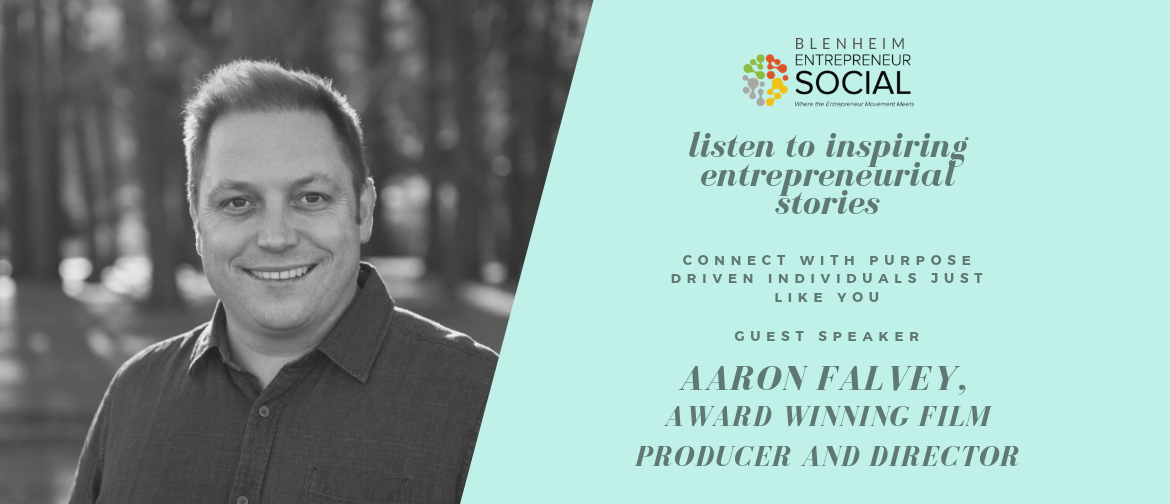 Entrepreneur Social Aaron Falvey, award winning Film Maker