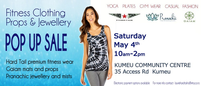 Kumeu Women's Fitnesswear, Props and Jewellery Pop Up Sale