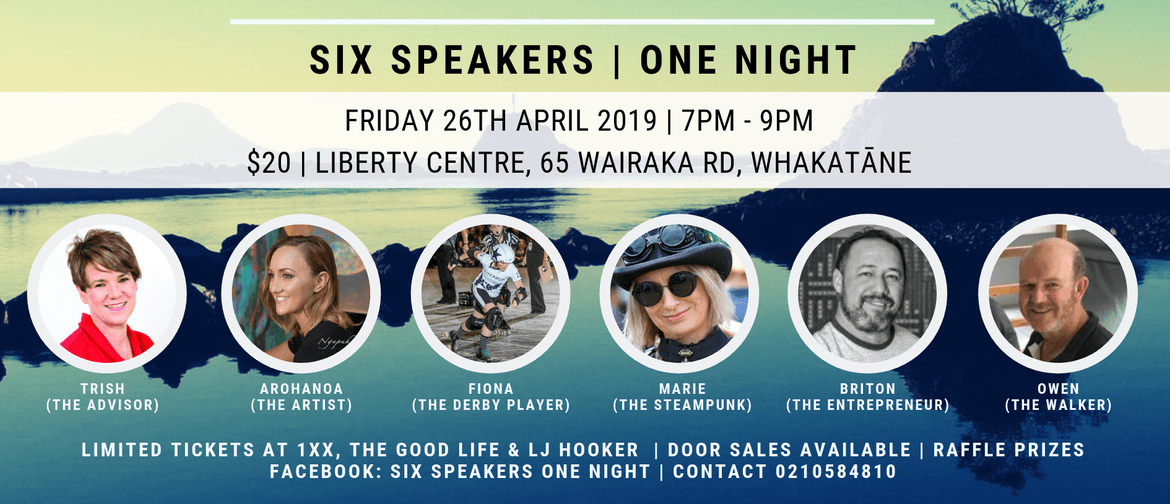 Get Inspired - Six Speakers - One Night