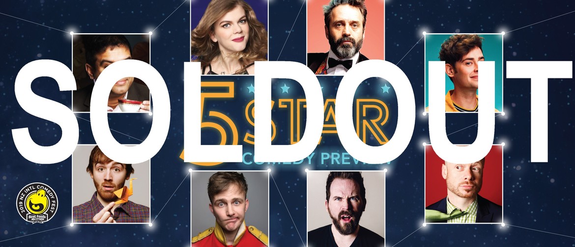 5 Star Comedy Preview 2019: SOLD OUT