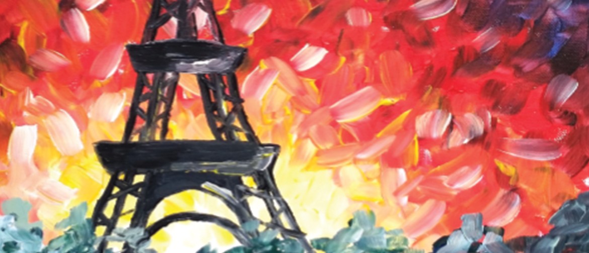 Paint and Wine Night - A Night In Paris - Paintvine