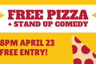 Image for event: Stand Up Comedy and Pizza