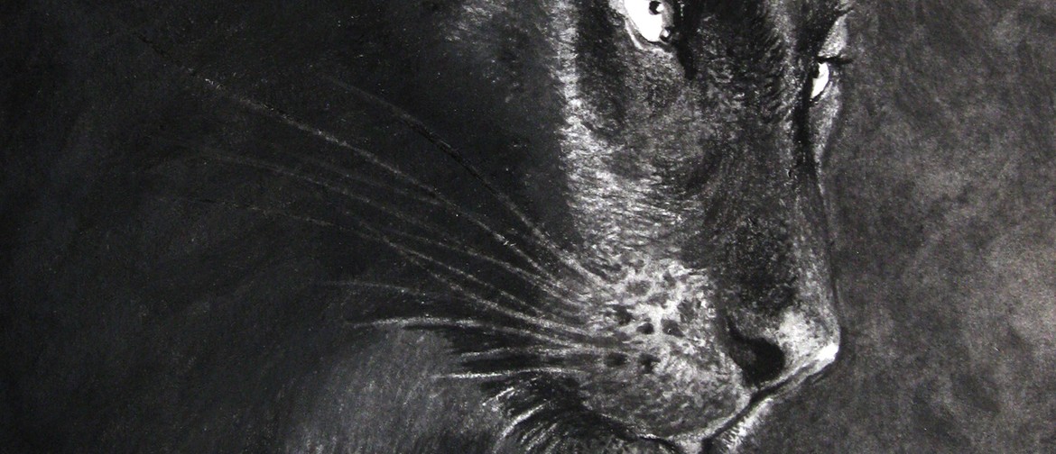 Charcoal Panther 1-day Art Workshop