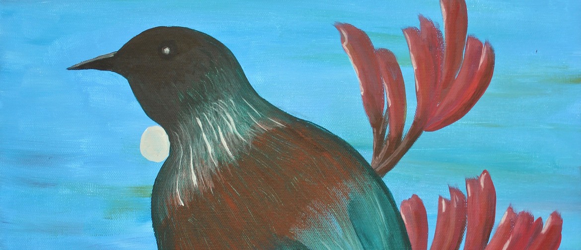 Paint Your Own Tui with Heart for Art NZ