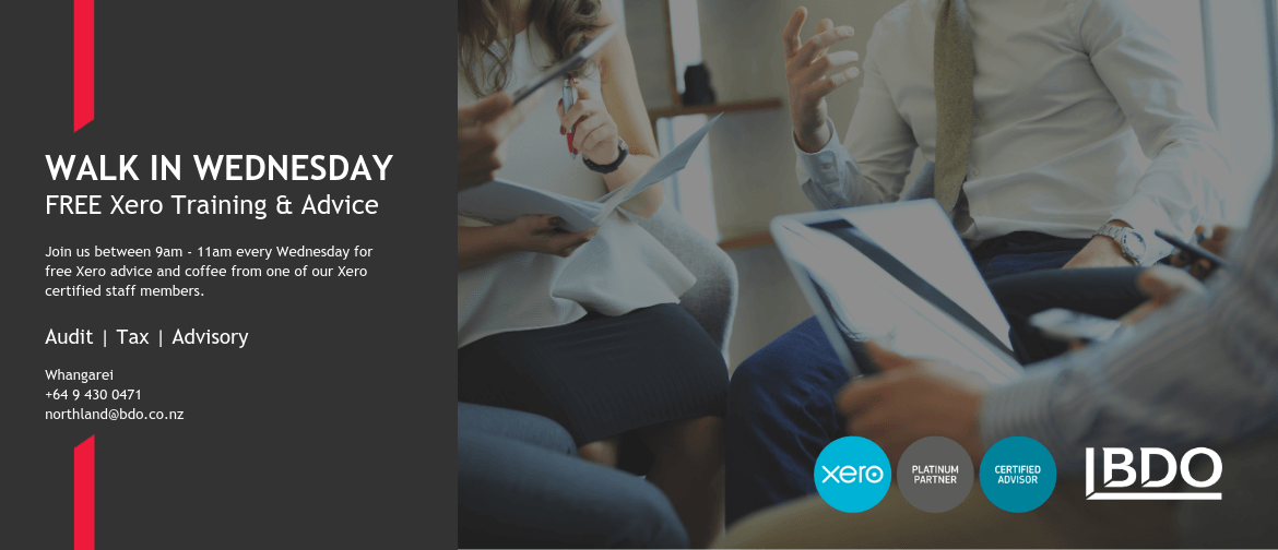 Xero Training - Walk In Wednesday With BDO