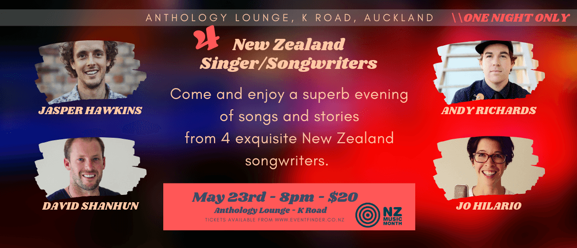 NZ Music Month Singer Songwriters Night