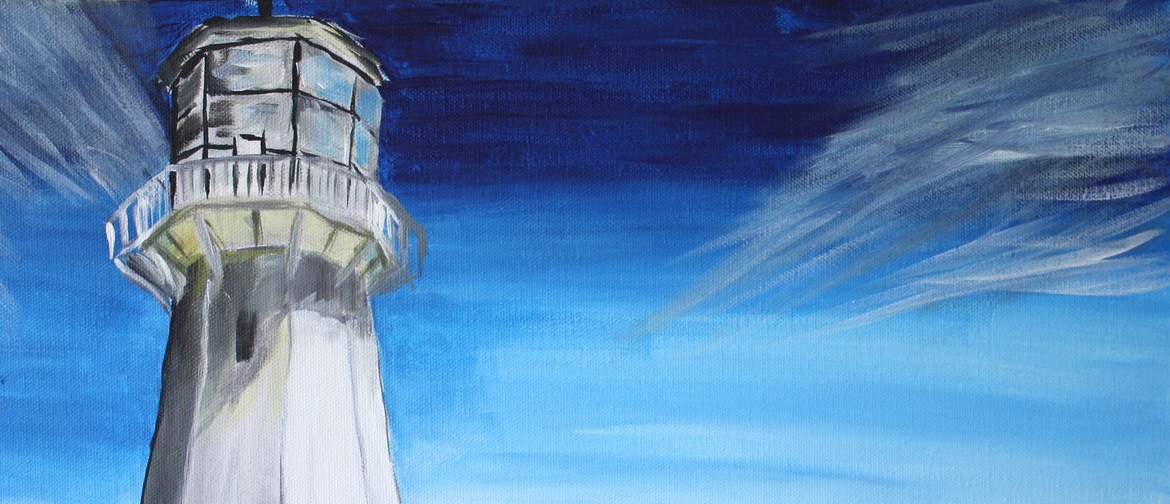 Paint and Wine Night - Pencarrow Lighthouse - Paintvine