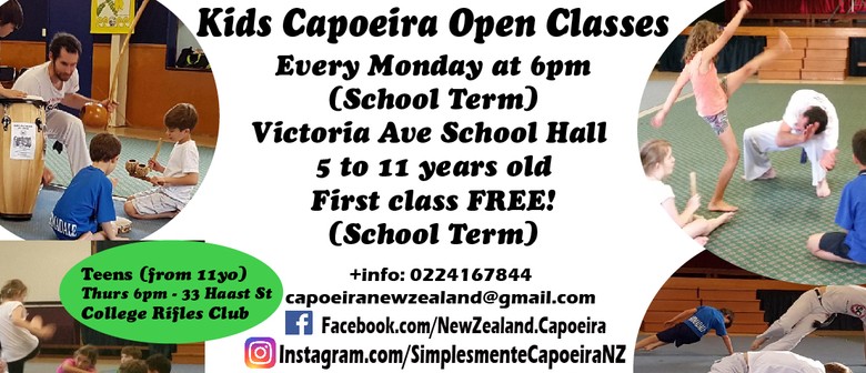 Kids Capoeira Classes Term 2