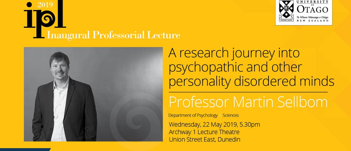 Inaugural Professorial Lecture – Professor Martin Sellbom