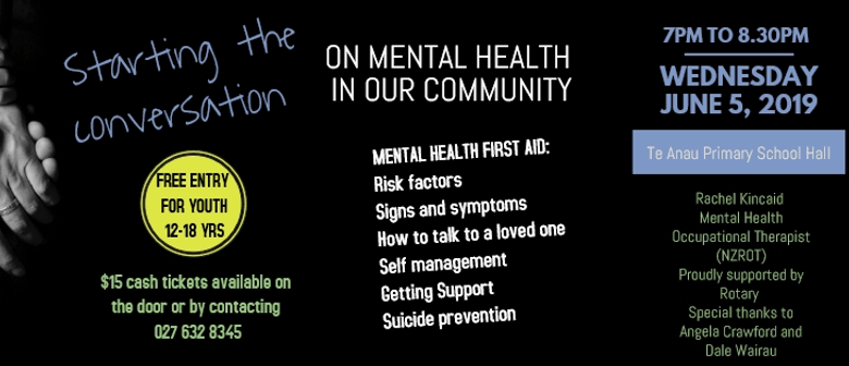 Mental Health First Aid In Our Community