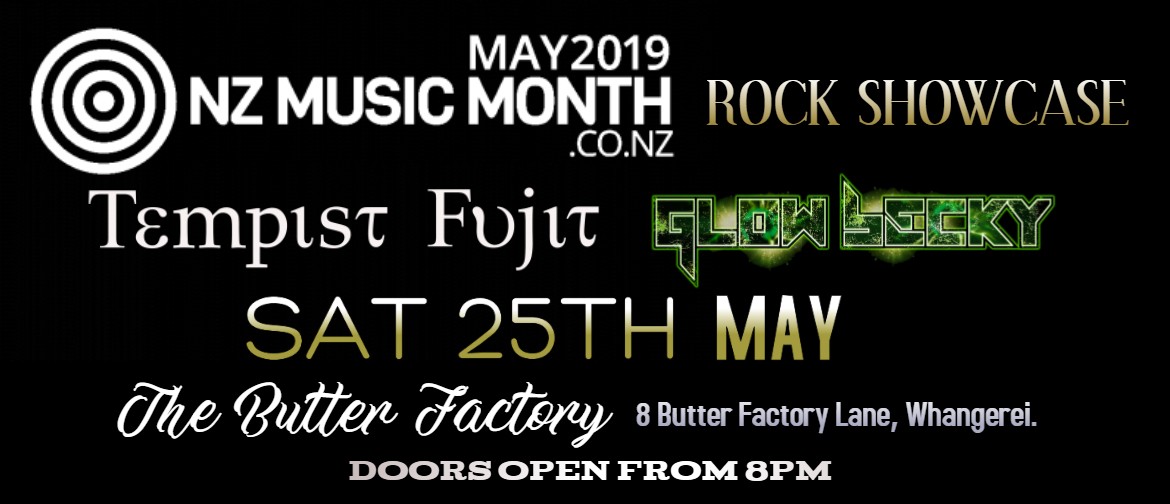 NZ Music Month Rock Showcase Feat Tempist Fujit & Glow Becky