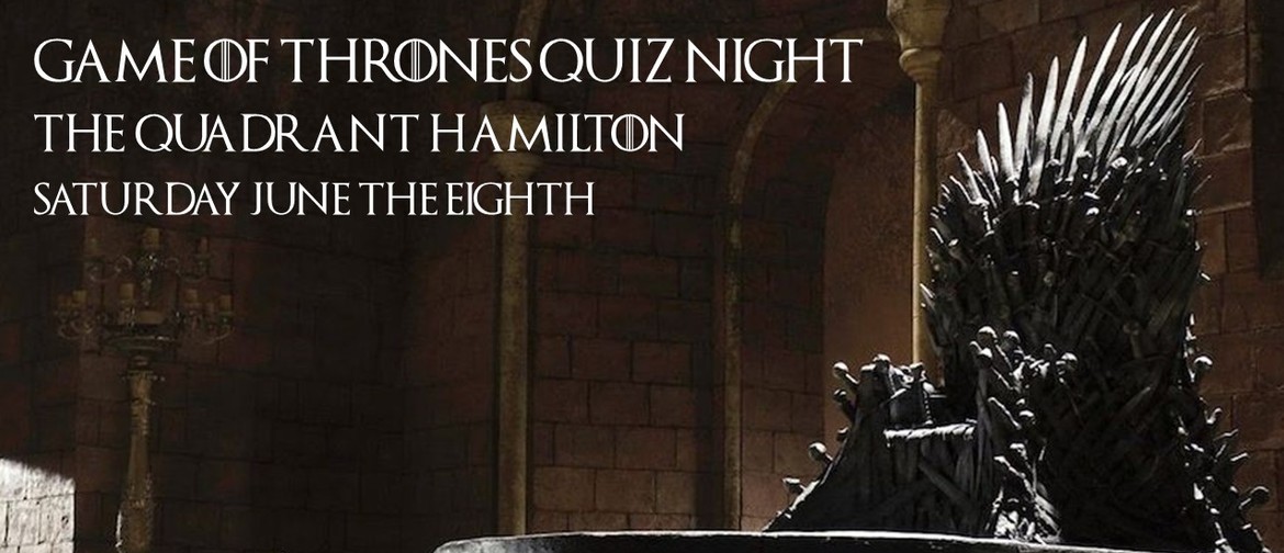 Game of Thrones Quiz Night