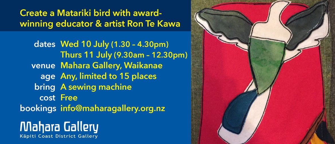 Create a Matariki Bird With Artist Ron Te Kawa