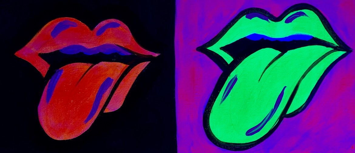 Glow In The Dark Paint Night – Rolling Stones – Paintvine