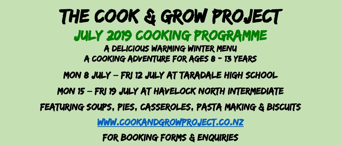 Cook & Grow School Holiday Cooking Classes 8-13 Yrs