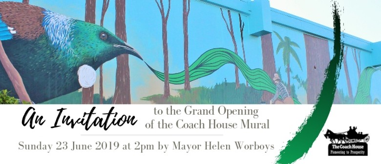 Grand Opening of the Coach House Mural