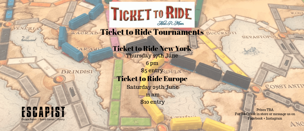 Ticket to Ride New York Tournament