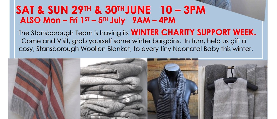 Stansborough Winter Charity Support Weekend