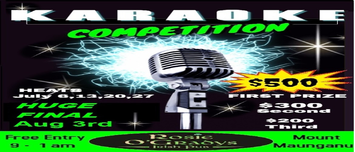 Karaoke Competition - 4 Heats