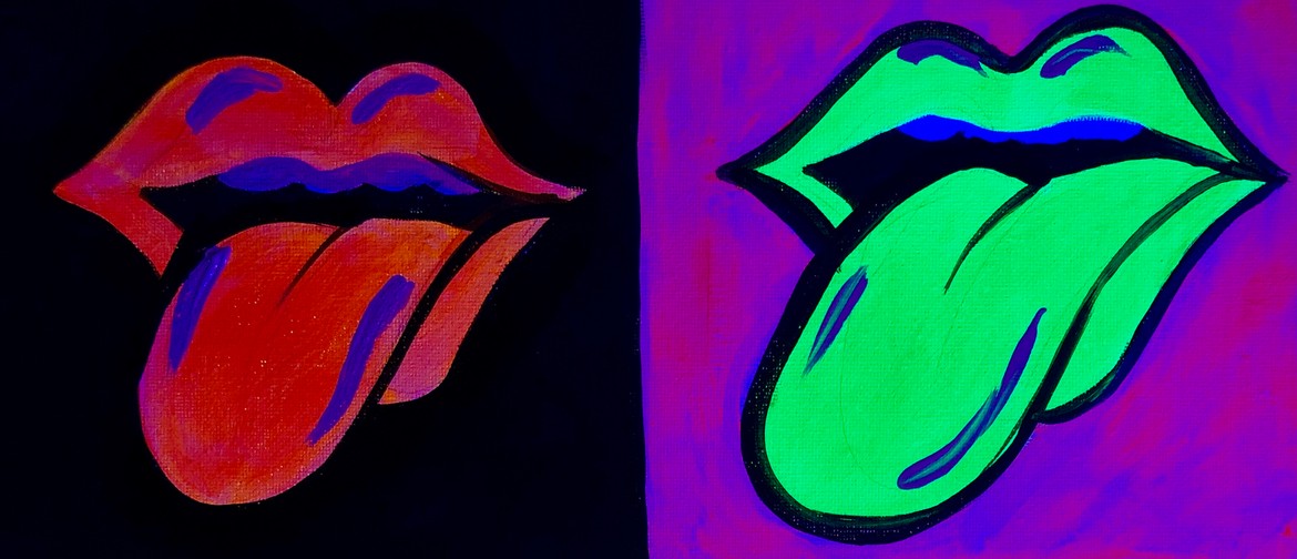 Glow In The Dark Paint Night - Rolling Stones - Paintvine