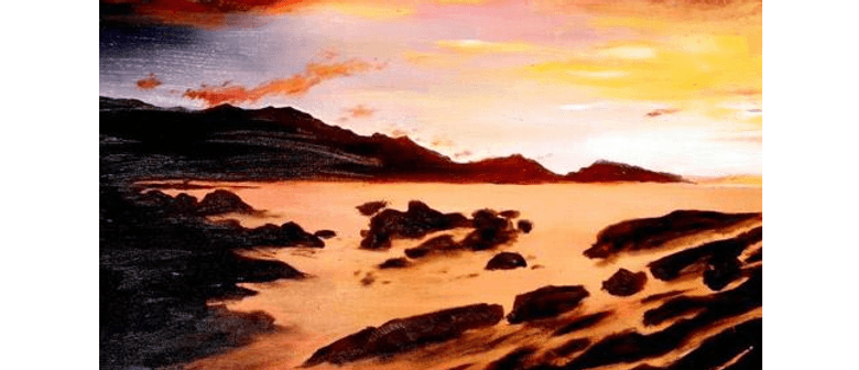Wine and Paint Party - Kaikoura Sunrise Painting