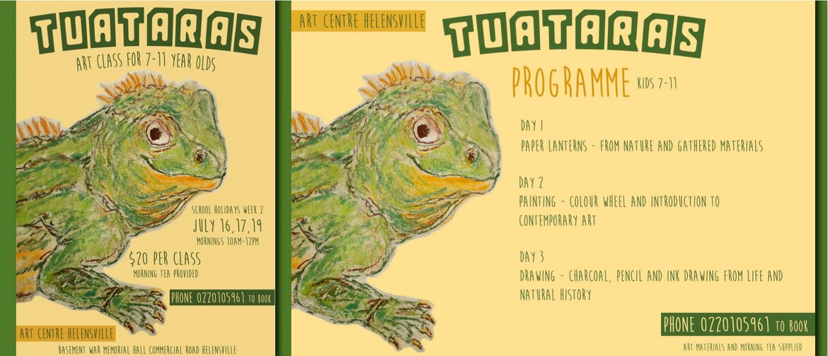Tuataras School Holiday Programme for 7-11 Year-Olds
