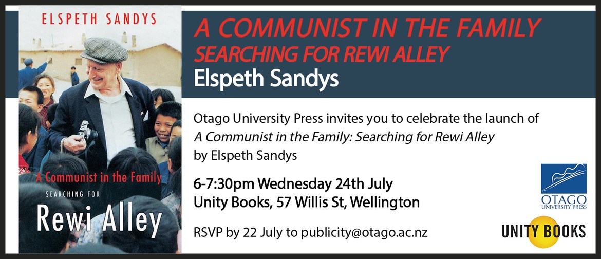 Book Launch: A Communist In The Family by Elspeth Sandys