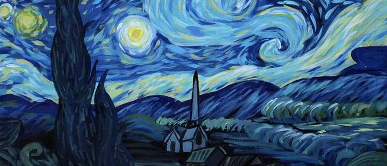 Wine and Paint Party - Starry Night Painting