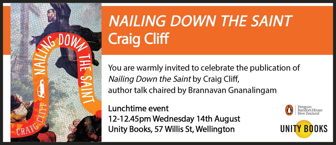 Lunchtime Author Talk - Nailing Down The Saint: Craig Cliff