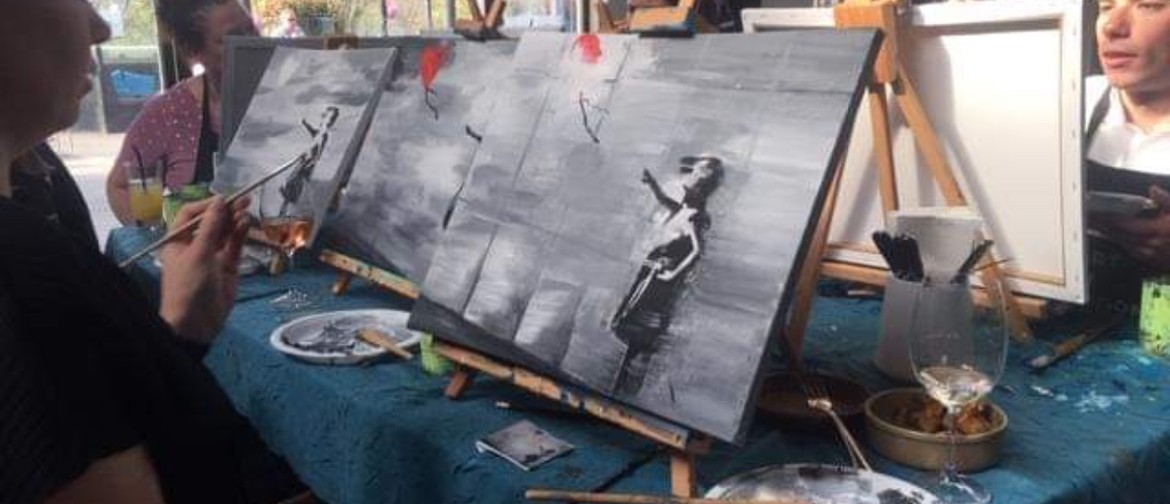 Paint A 'Banksy' Sip Sangria & Eat Tapas Event