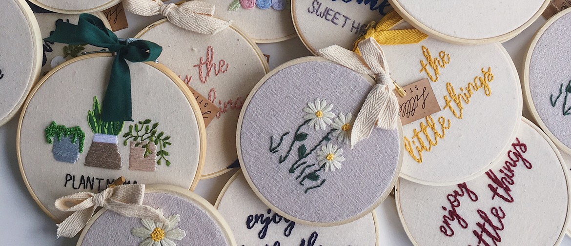 Not Your Mama's Embroidery - Hand Embroidery Workshop